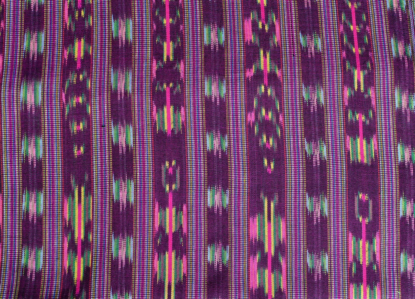 Twilight Vine Ikat - Handwoven Cotton Fabric | Lightweight (Sold by the Yard)