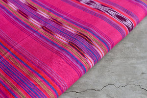 Rosada Bloom Ikat - Handwoven Cotton Fabric | Lightweight (Sold by the Yard)