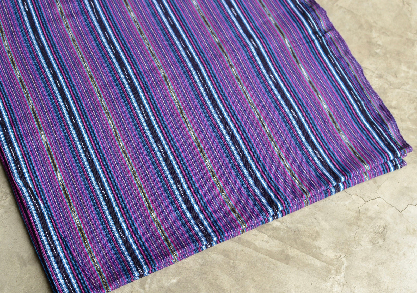 Mystic Violet Ikat - Handwoven Cotton Fabric | Lightweight (Sold by the Yard)