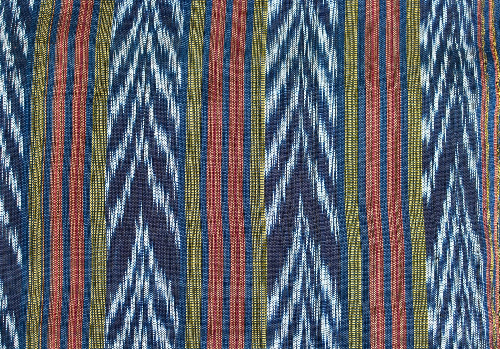 Azure Canyon Ikat - Handwoven Cotton Fabric | Lightweight (Sold by the Yard)