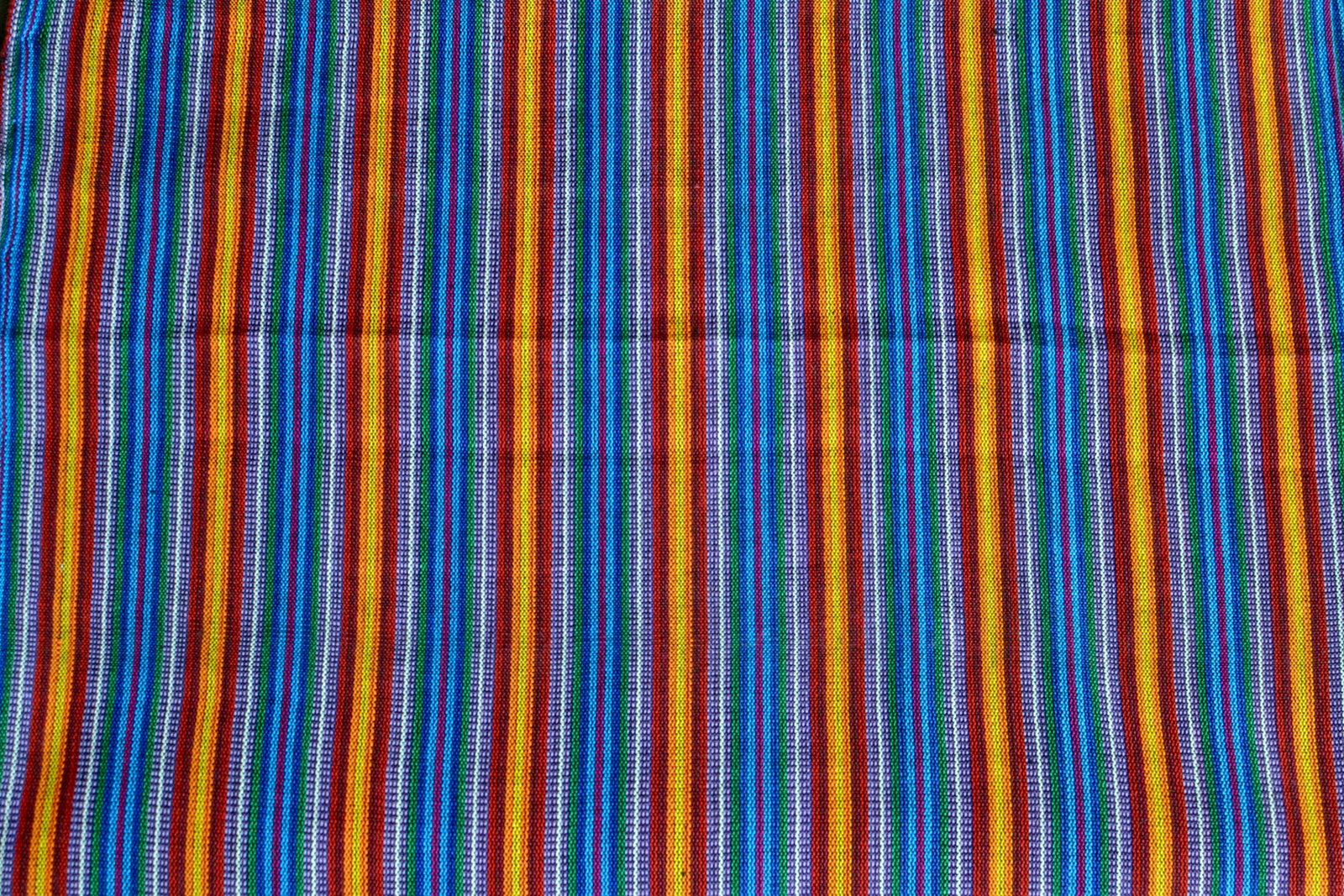 Ocean Sun Stripes - Handwoven Cotton Fabric | Lightweight (Sold by the Yard)