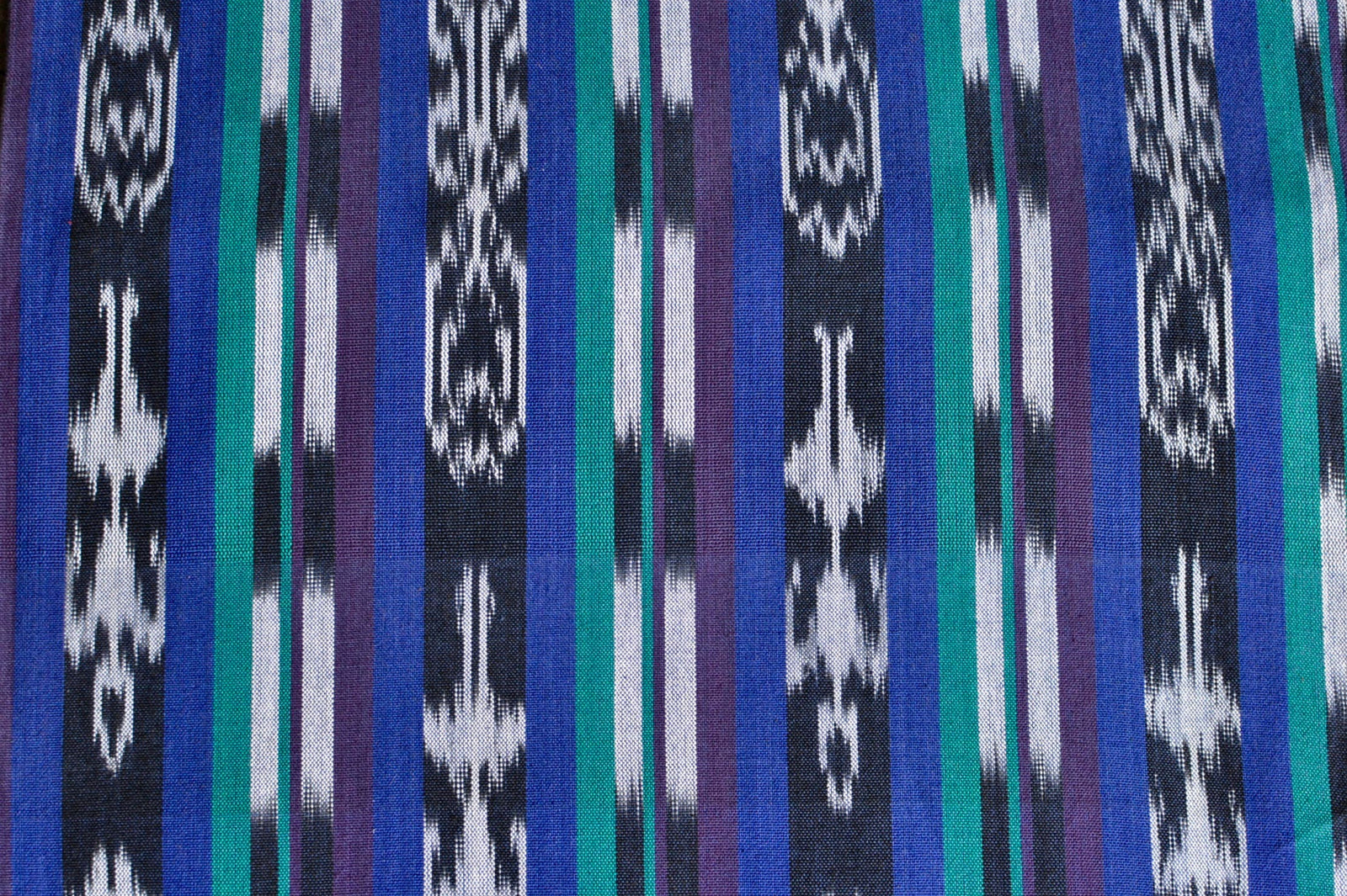Skyline Stripe Ikat - Handwoven Cotton Fabric | Lightweight (Sold by the Yard)