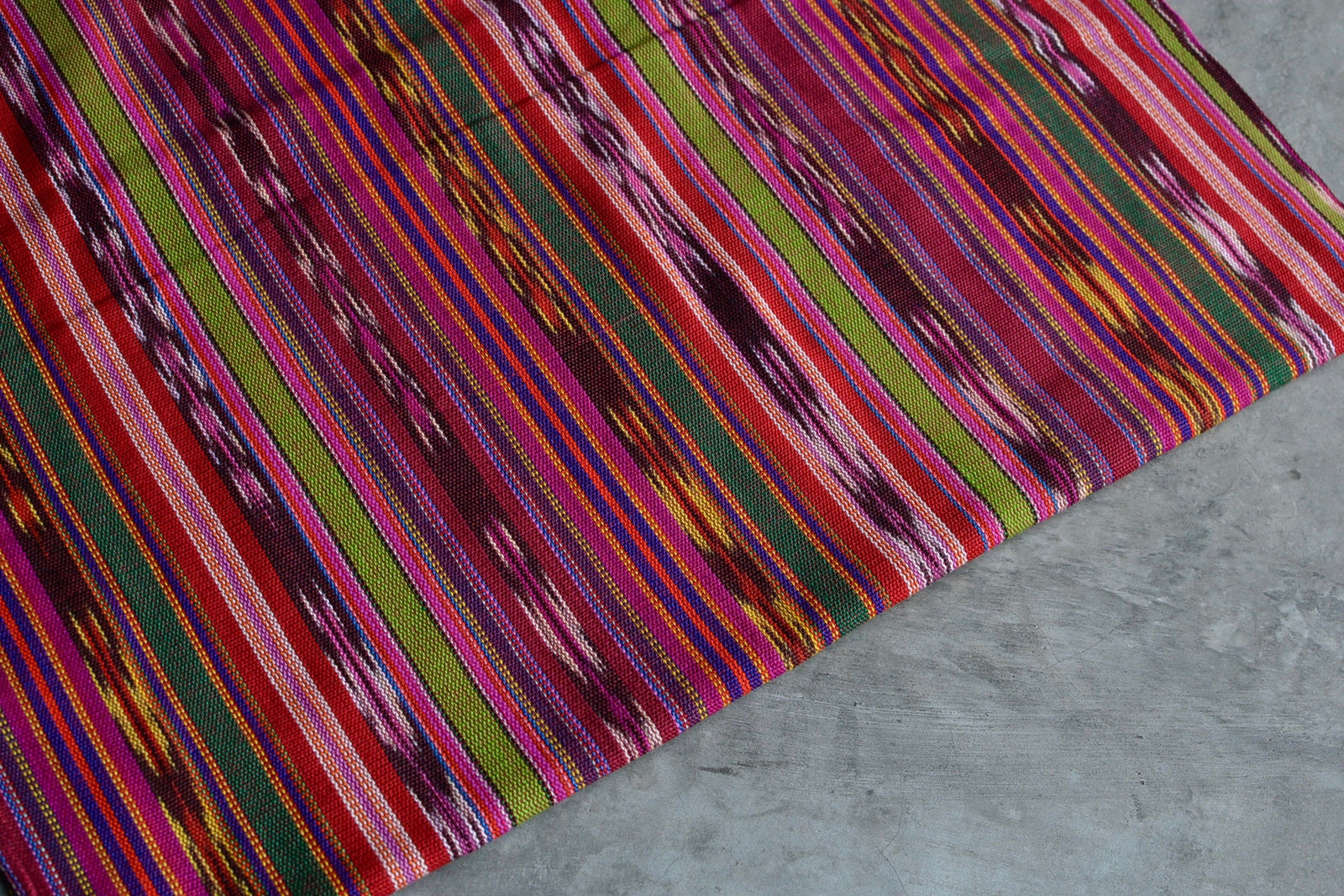 Rose Garden Ikat - Handwoven Cotton Fabric | Lightweight (Sold by the Yard)