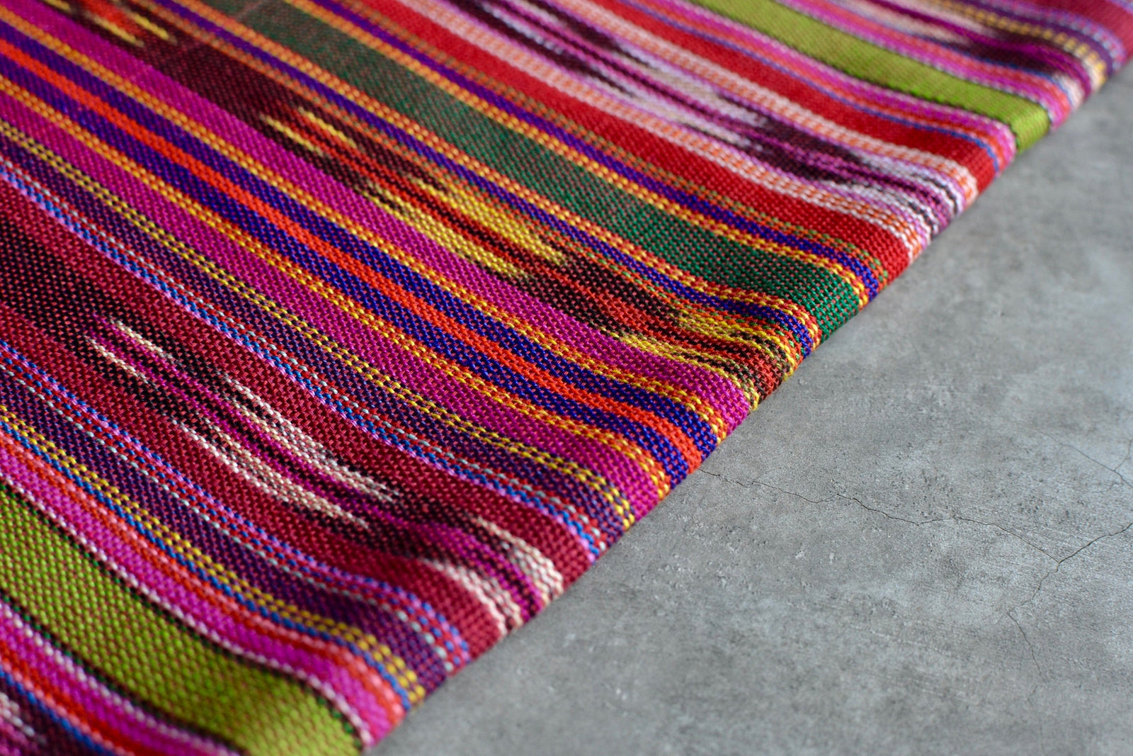 Rose Garden Ikat - Handwoven Cotton Fabric | Lightweight (Sold by the Yard)