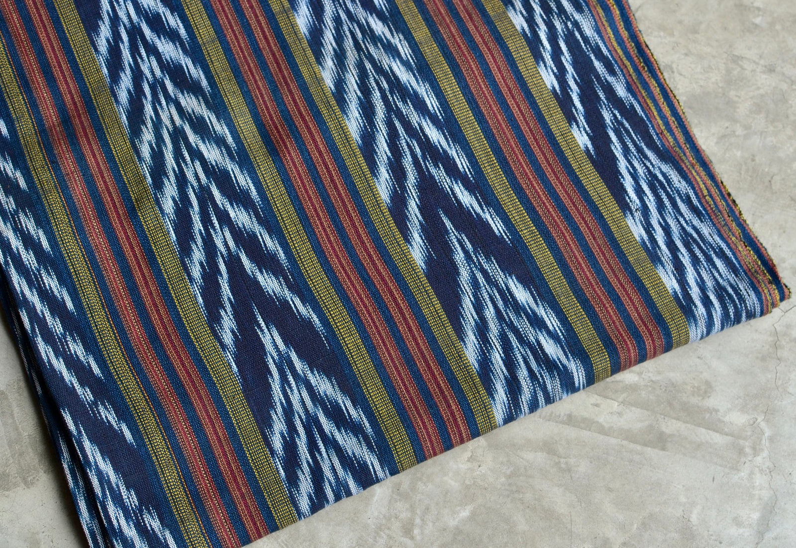 Azure Canyon Ikat - Handwoven Cotton Fabric | Lightweight (Sold by the Yard)