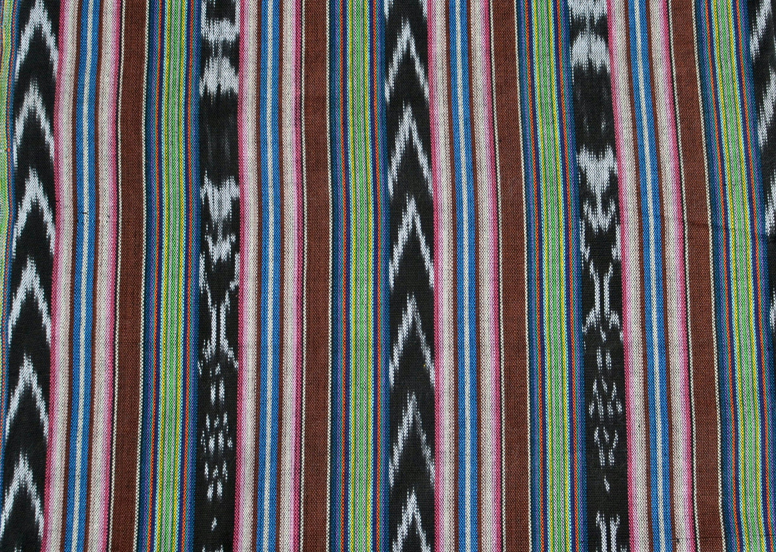 Verdant Echo Ikat - Handwoven Cotton Fabric | Lightweight (Sold by the Yard)