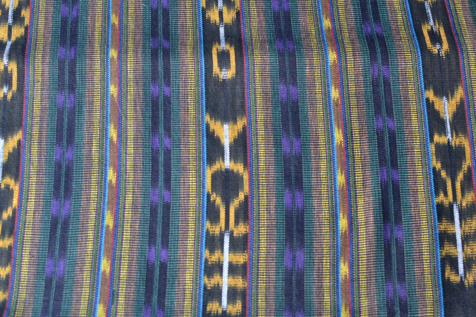 Amber Night Ikat - Handwoven Cotton Fabric | Lightweight (Sold by the Yard)