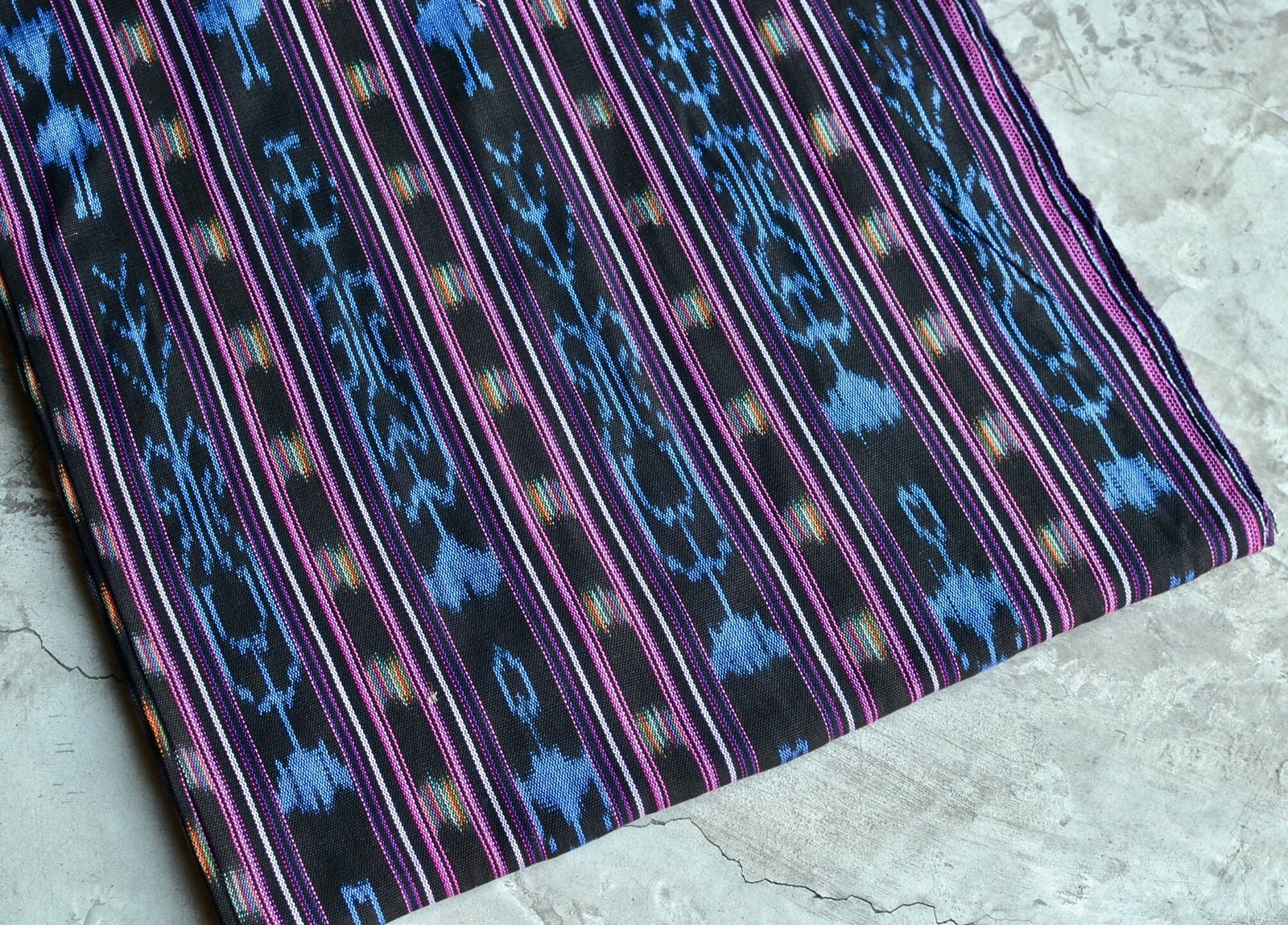 Twilight Weave Ikat - Handwoven Cotton Fabric | Lightweight (Sold by the Yard)