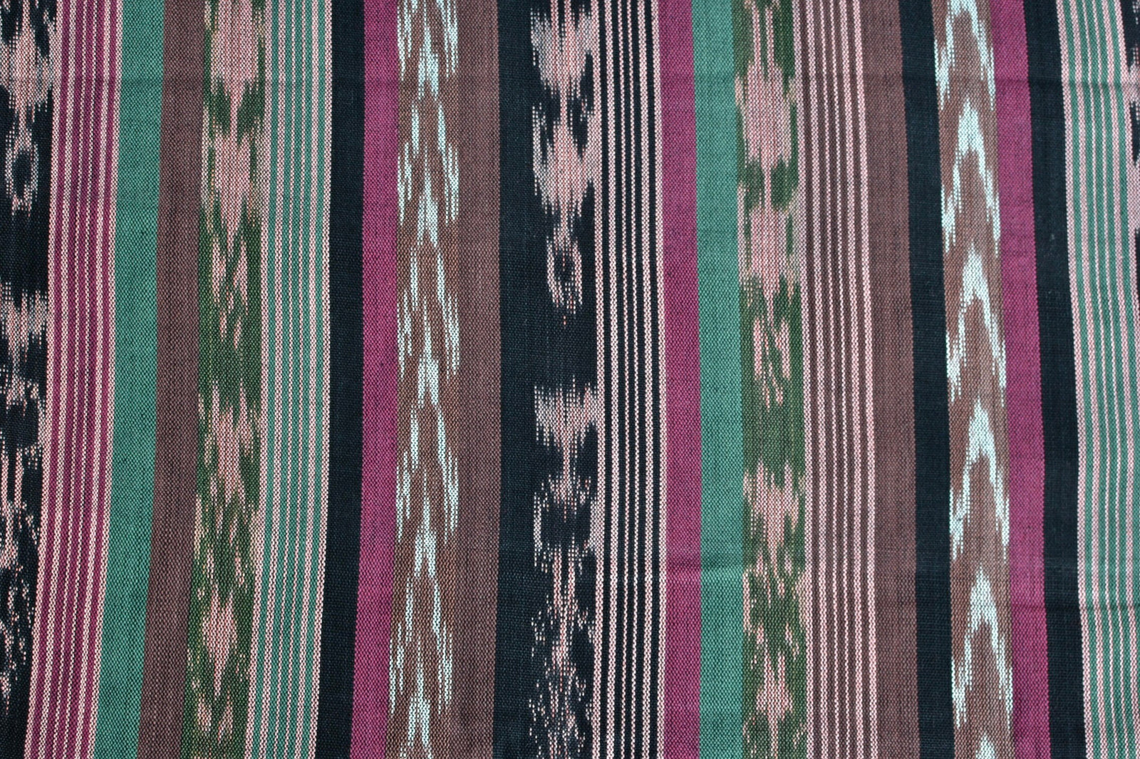 Woodland Fade Ikat - Handwoven Cotton Fabric | Lightweight (Sold by the Yard)