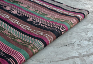 Woodland Fade Ikat - Handwoven Cotton Fabric | Lightweight (Sold by the Yard)