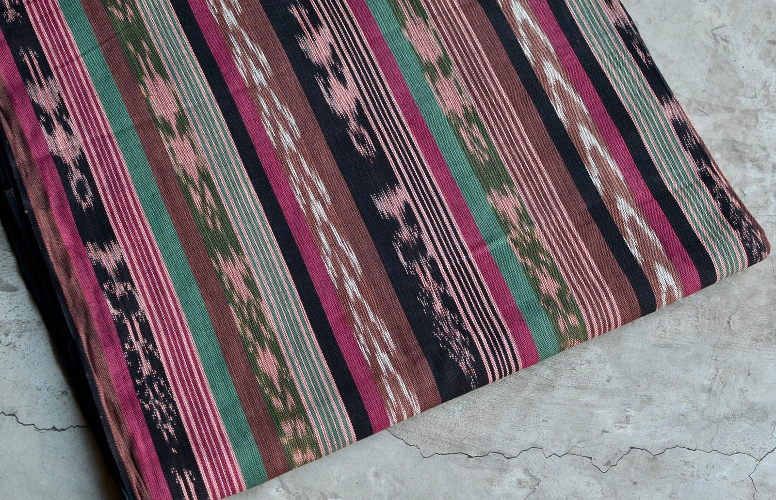 Woodland Fade Ikat - Handwoven Cotton Fabric | Lightweight (Sold by the Yard)