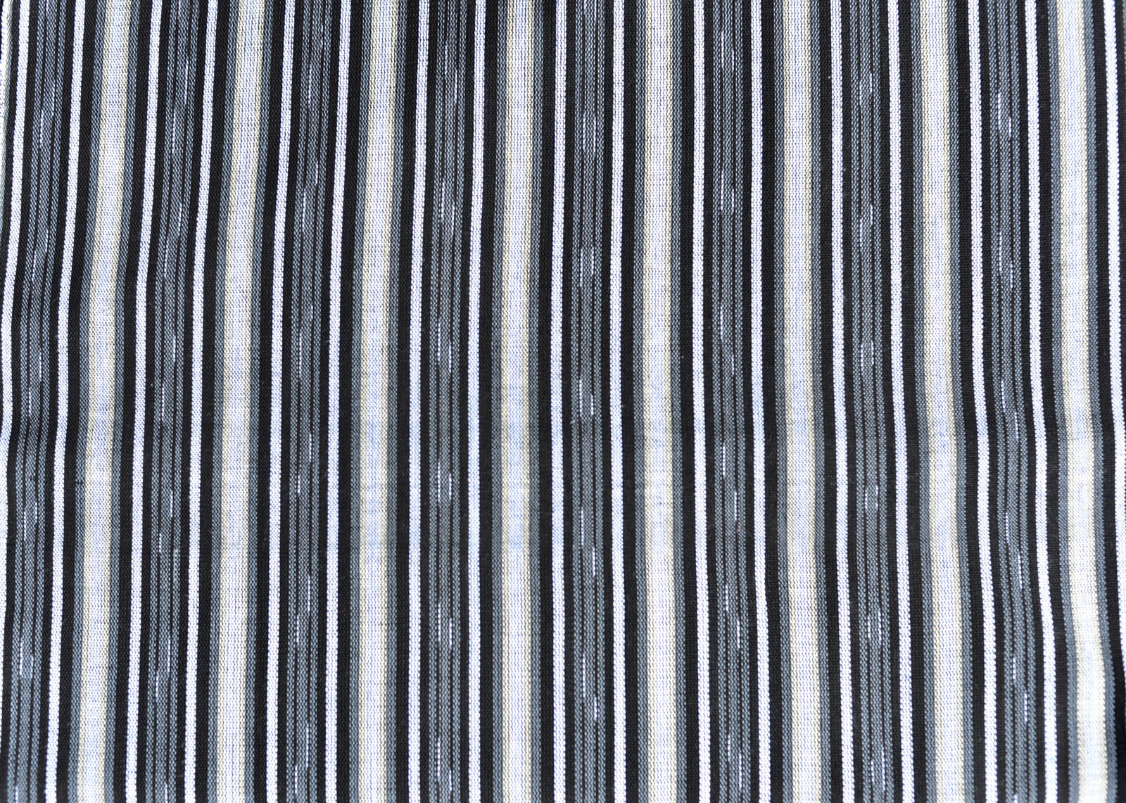 Nightfall Stripe Ikat - Handwoven Cotton Fabric | Lightweight (Sold by the Yard)
