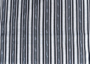 Nightfall Stripe Ikat - Handwoven Cotton Fabric | Lightweight (Sold by the Yard)