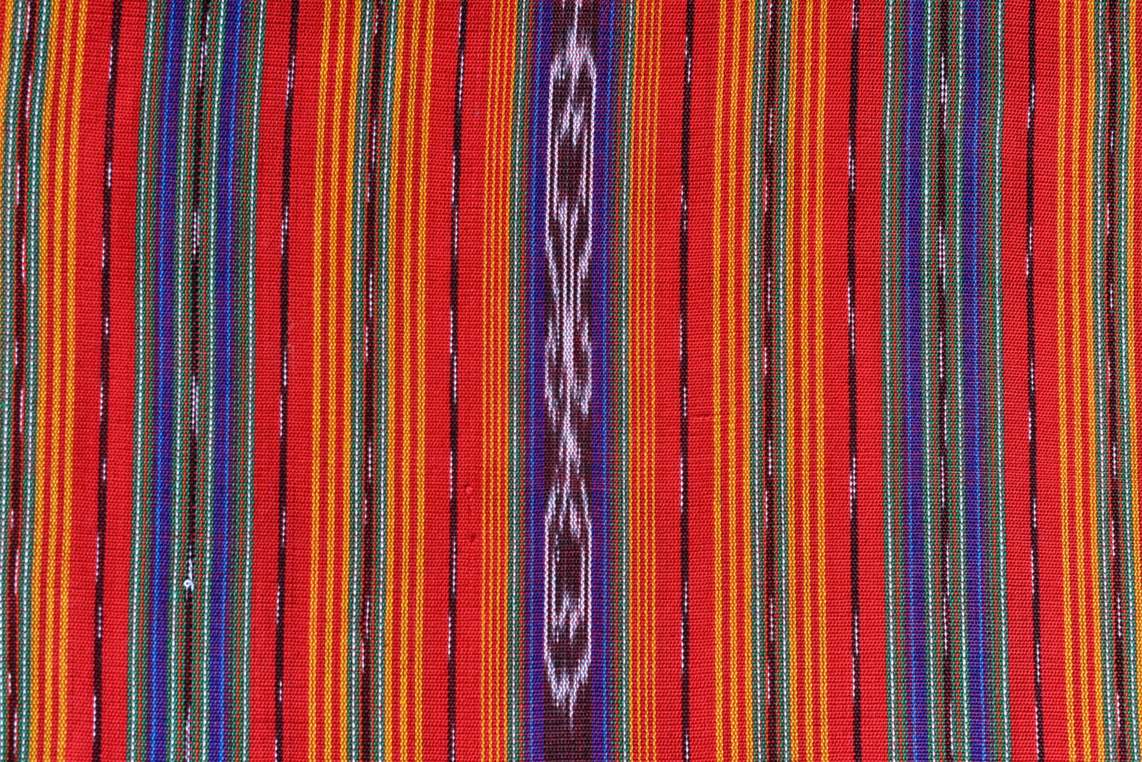 Marigold Flame Ikat - Handwoven Cotton Fabric | Lightweight (Sold by the Yard)