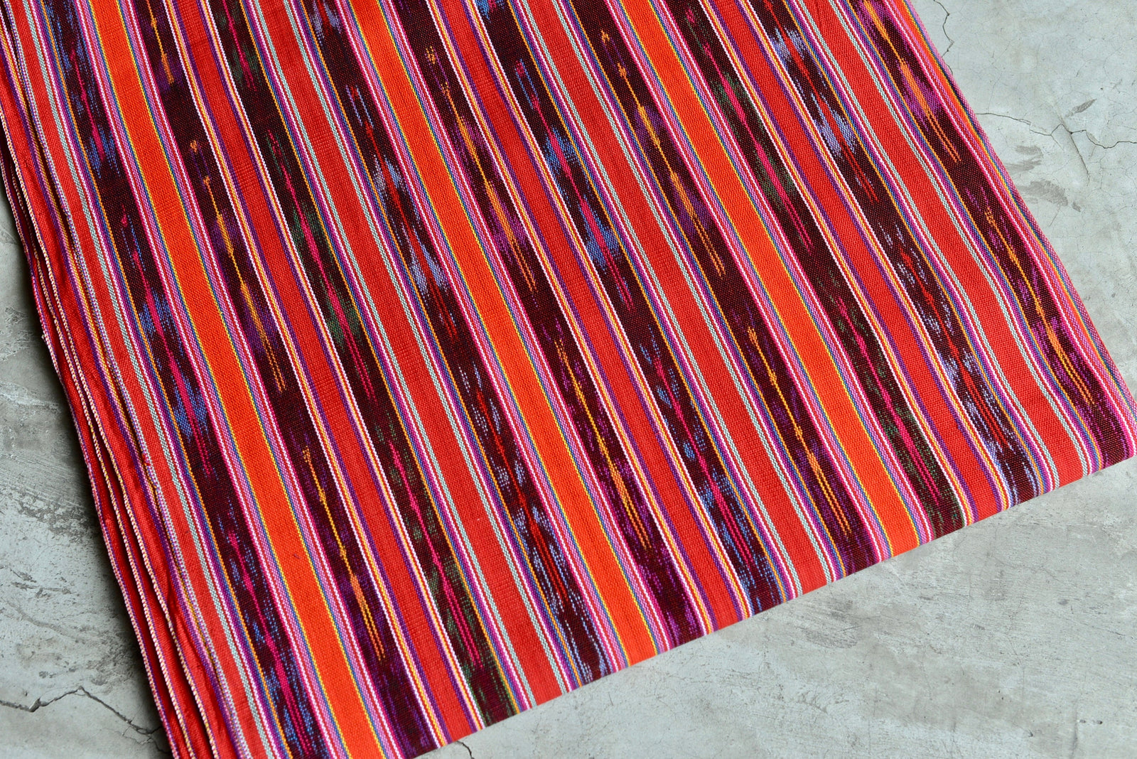 Firefly Path Ikat - Handwoven Cotton Fabric | Lightweight (Sold by the Yard)