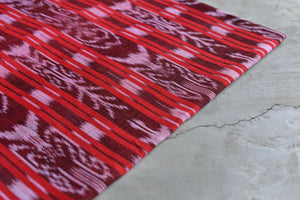 Ruby Loom Ikat - Handwoven Cotton Fabric | Lightweight (Sold by the Yard)