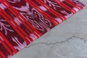 Ruby Loom Ikat - Handwoven Cotton Fabric | Lightweight (Sold by the Yard)