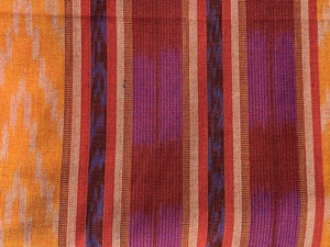 Sunflare Ikat - Handwoven Cotton Fabric | Lightweight (Sold by the Yard)