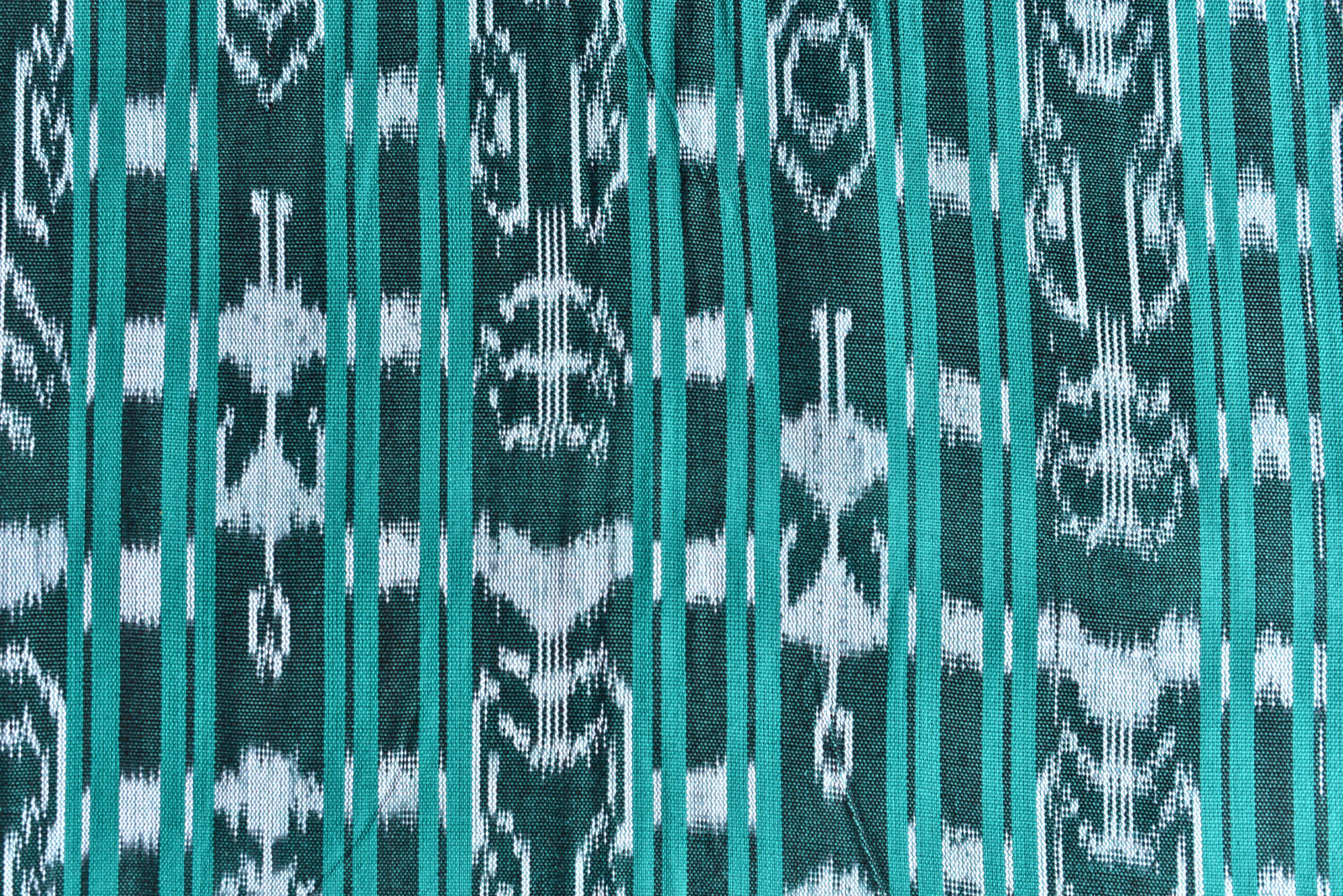 Jungle Canopy Ikat - Handwoven Cotton Fabric | Lightweight (Sold by the Yard)