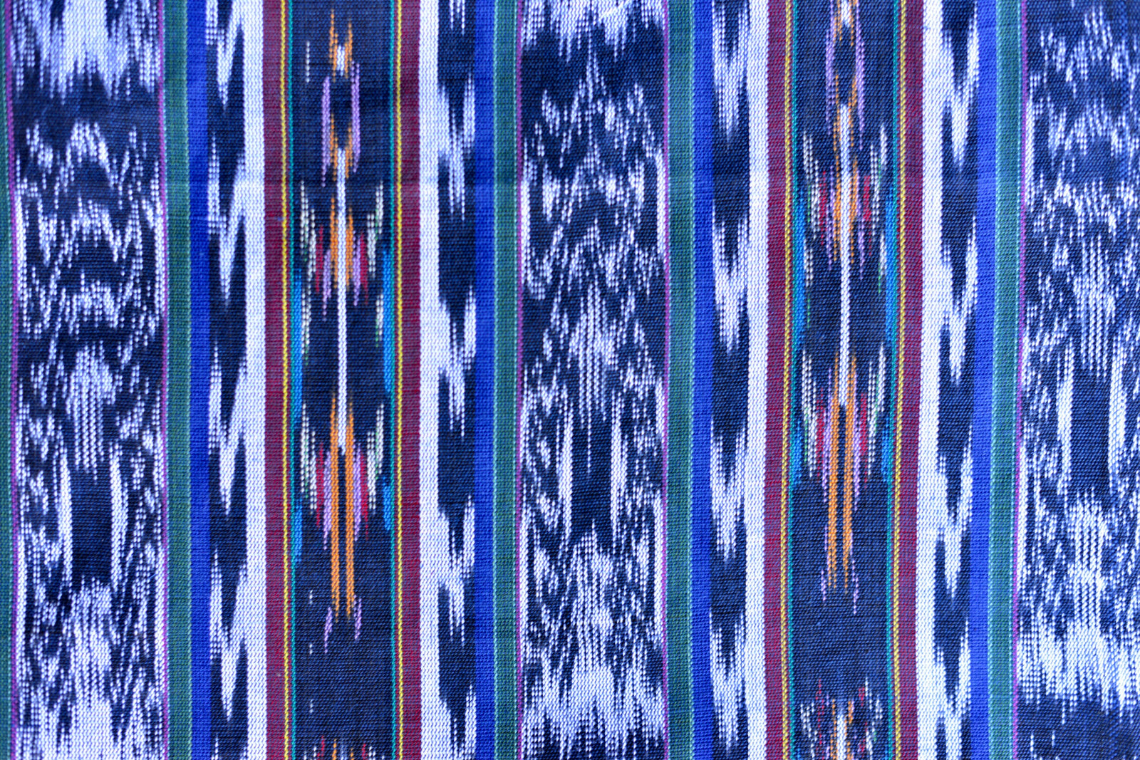 Laguna Azul Ikat - Handwoven Cotton Fabric | Lightweight (Sold by the Yard)