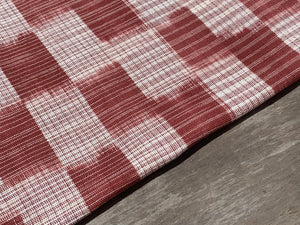 Sierra Plaid Ikat - Handwoven Cotton Fabric | Lightweight (Sold by the Yard)