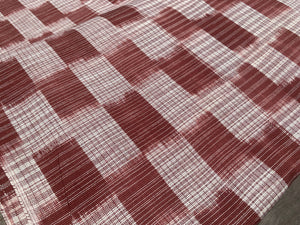 Sierra Plaid Ikat - Handwoven Cotton Fabric | Lightweight (Sold by the Yard)