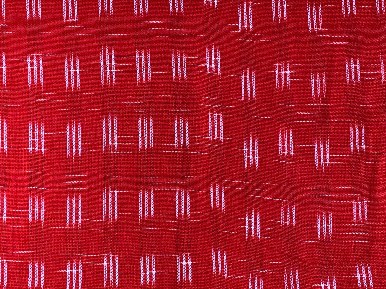 Sangria Threads Ikat - Handwoven Cotton Fabric | Lightweight (Sold by the Yard)