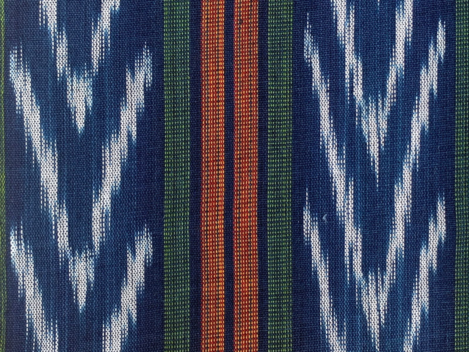 Forest Peak Ikat - Handwoven Cotton Fabric | Lightweight (Sold by the Yard)