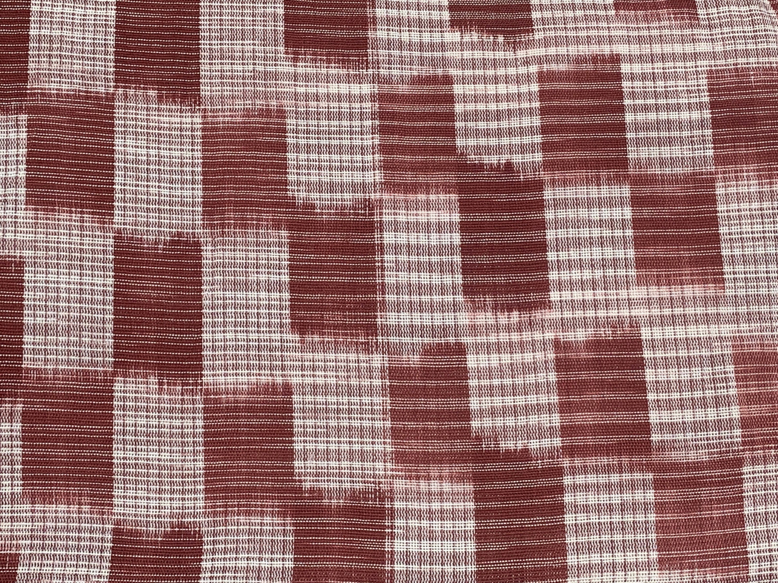 Sierra Plaid Ikat - Handwoven Cotton Fabric | Lightweight (Sold by the Yard)