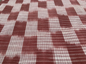 Sierra Plaid Ikat - Handwoven Cotton Fabric | Lightweight (Sold by the Yard)