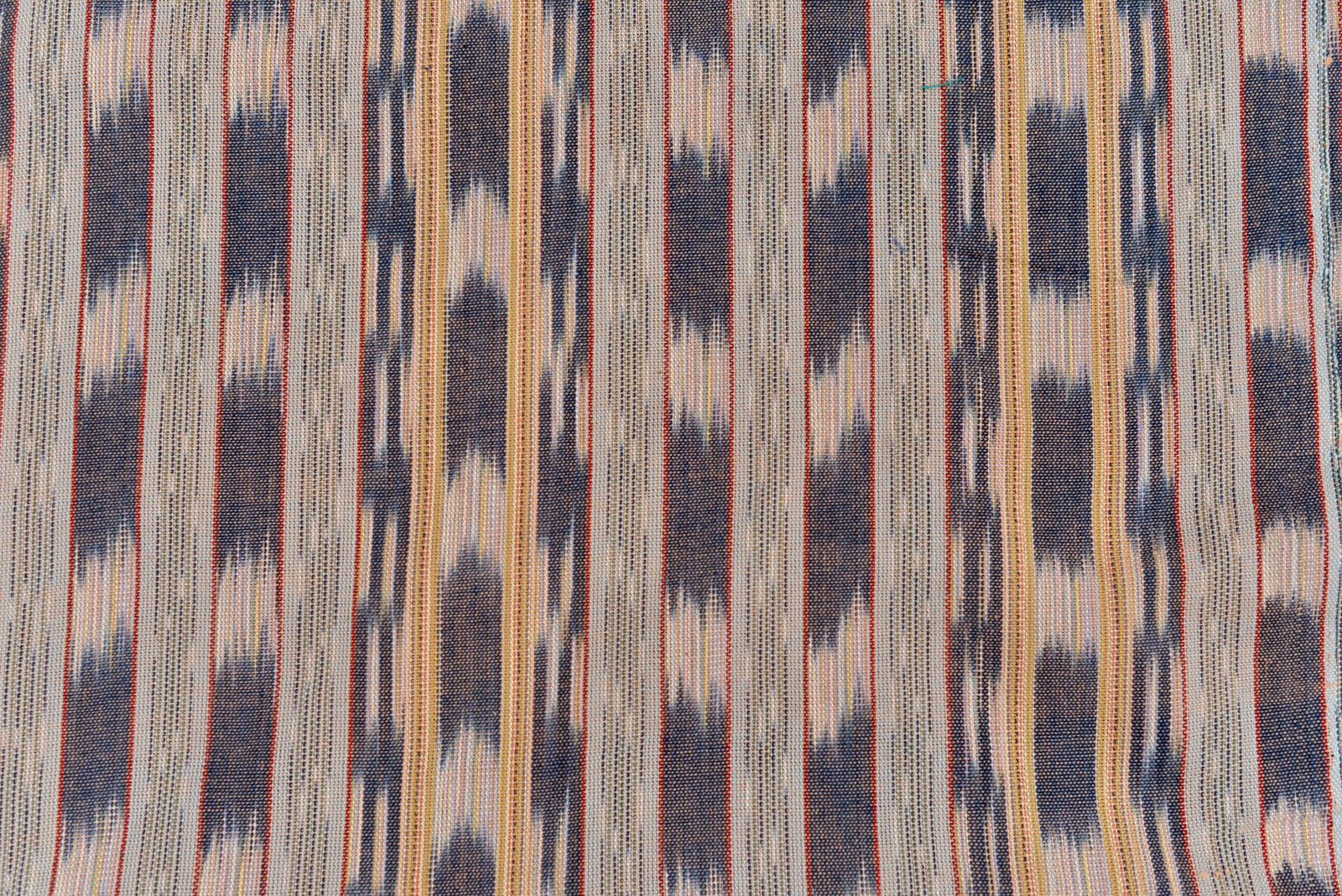 Driftwood Stripe Ikat - Handwoven Cotton Fabric | Lightweight (Sold by the Yard)
