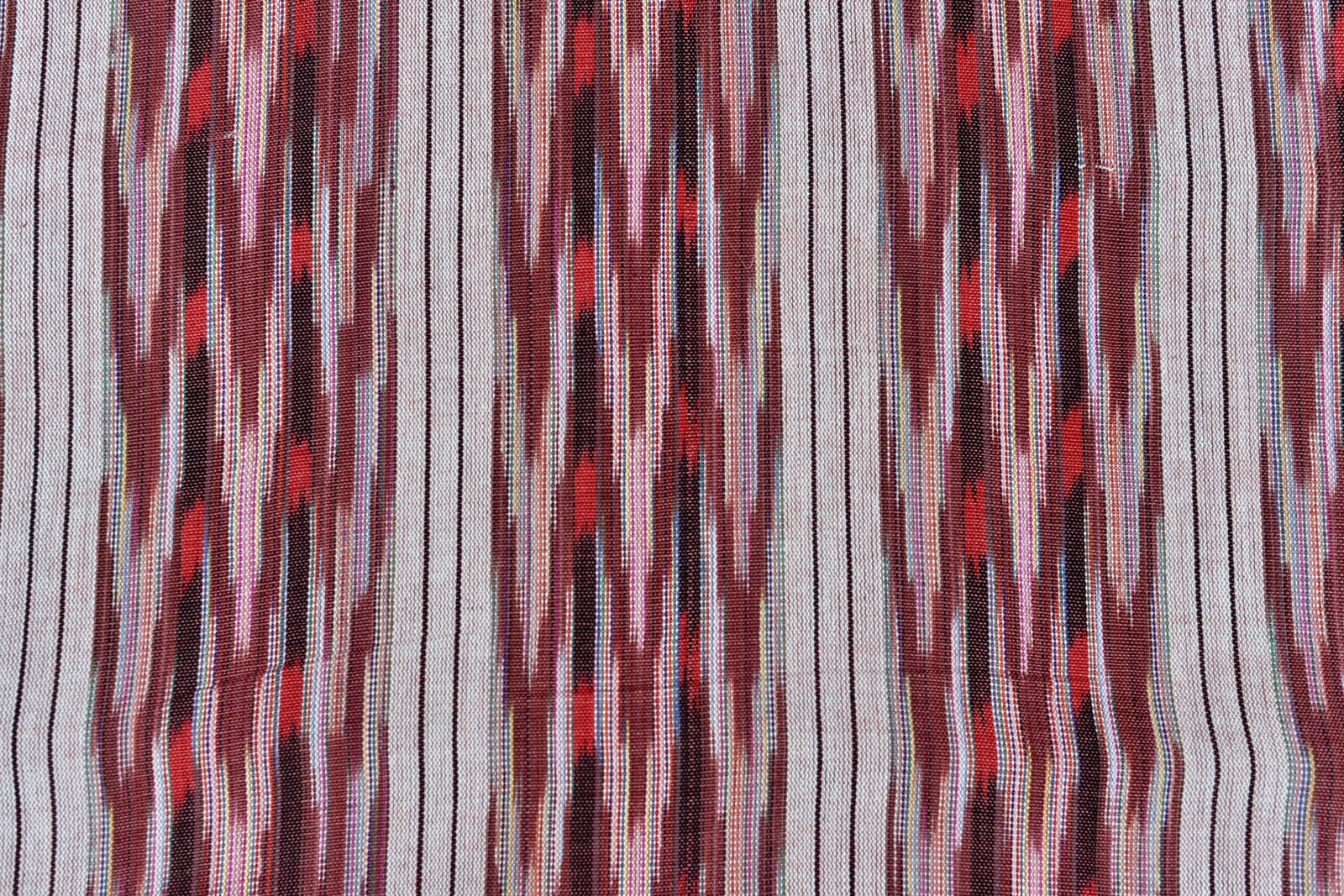 Blush Trail Ikat - Handwoven Cotton Fabric | Lightweight (Sold by the Yard)