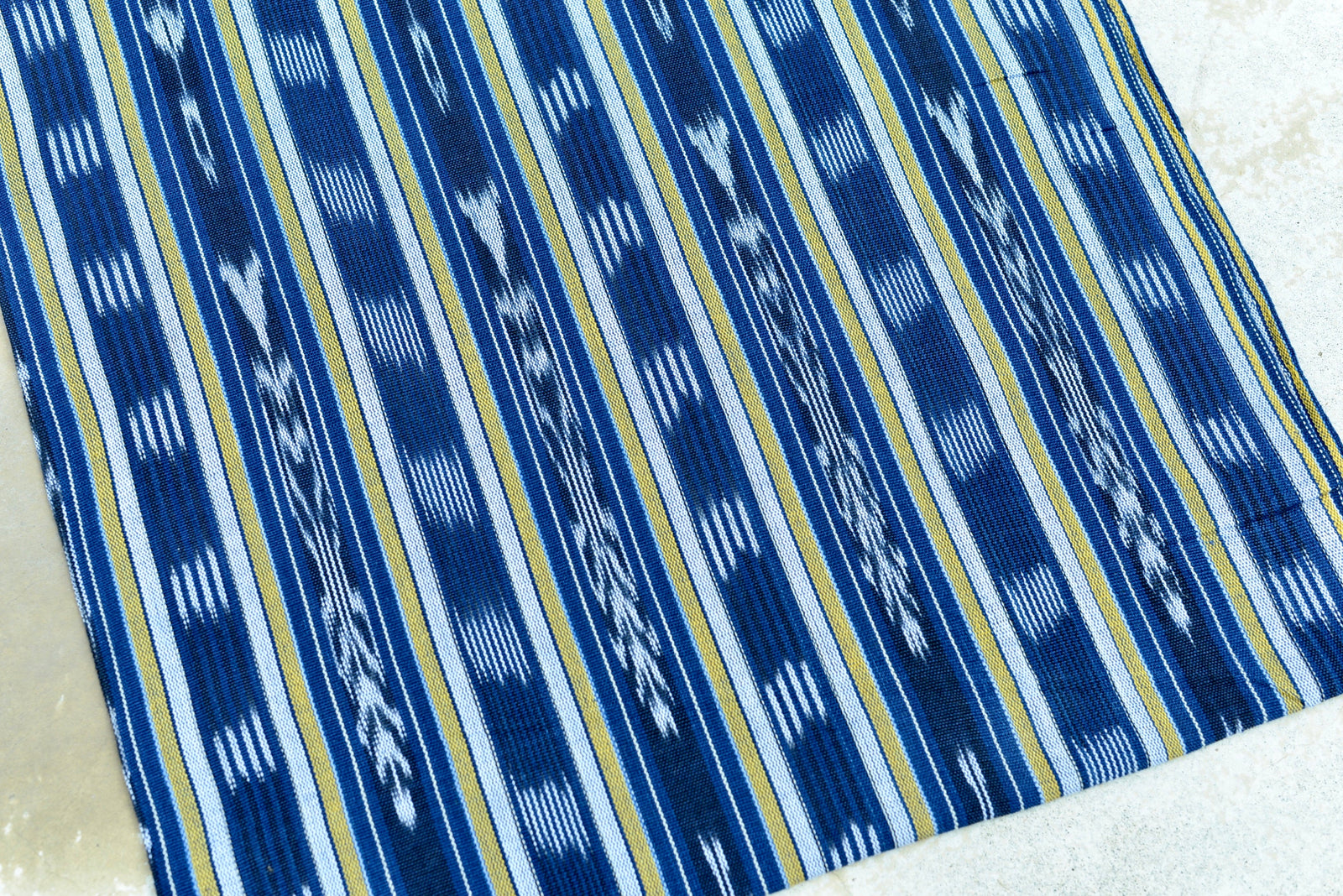 Dawnwave Ikat - Handwoven Cotton Fabric | Lightweight (Sold by the Yard)