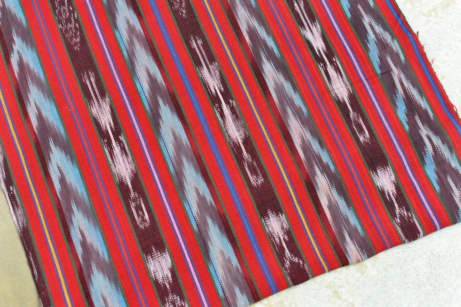 Fireline Ikat - Handwoven Cotton Fabric | Lightweight (Sold by the Yard)