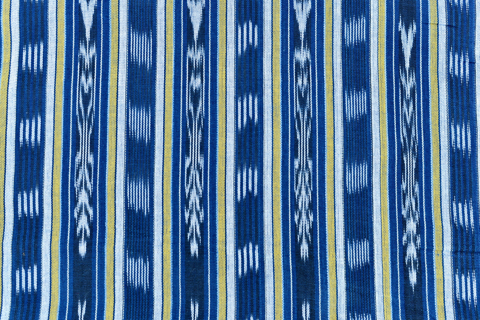 Dawnwave Ikat - Handwoven Cotton Fabric | Lightweight (Sold by the Yard)