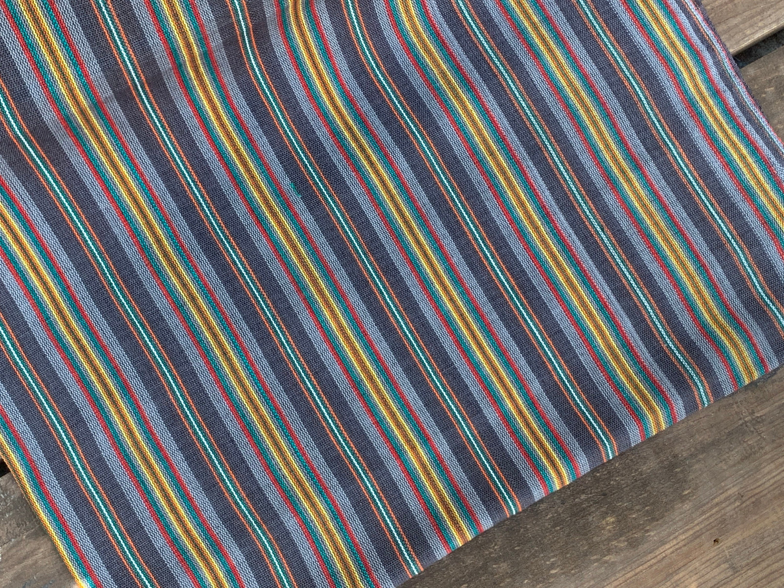 Misty Dawn Stripes - Handwoven Cotton Fabric | Lightweight (Sold by the Yard)
