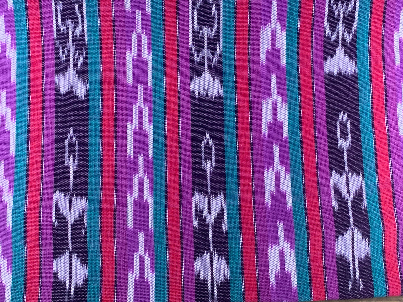 Petal Stripe Ikat - Handwoven Cotton Fabric | Lightweight (Sold by the Yard)