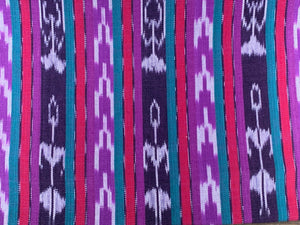 Petal Stripe Ikat - Handwoven Cotton Fabric | Lightweight (Sold by the Yard)