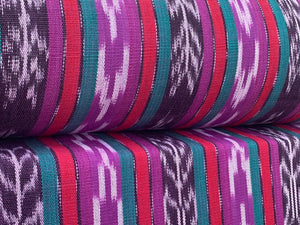 Petal Stripe Ikat - Handwoven Cotton Fabric | Lightweight (Sold by the Yard)
