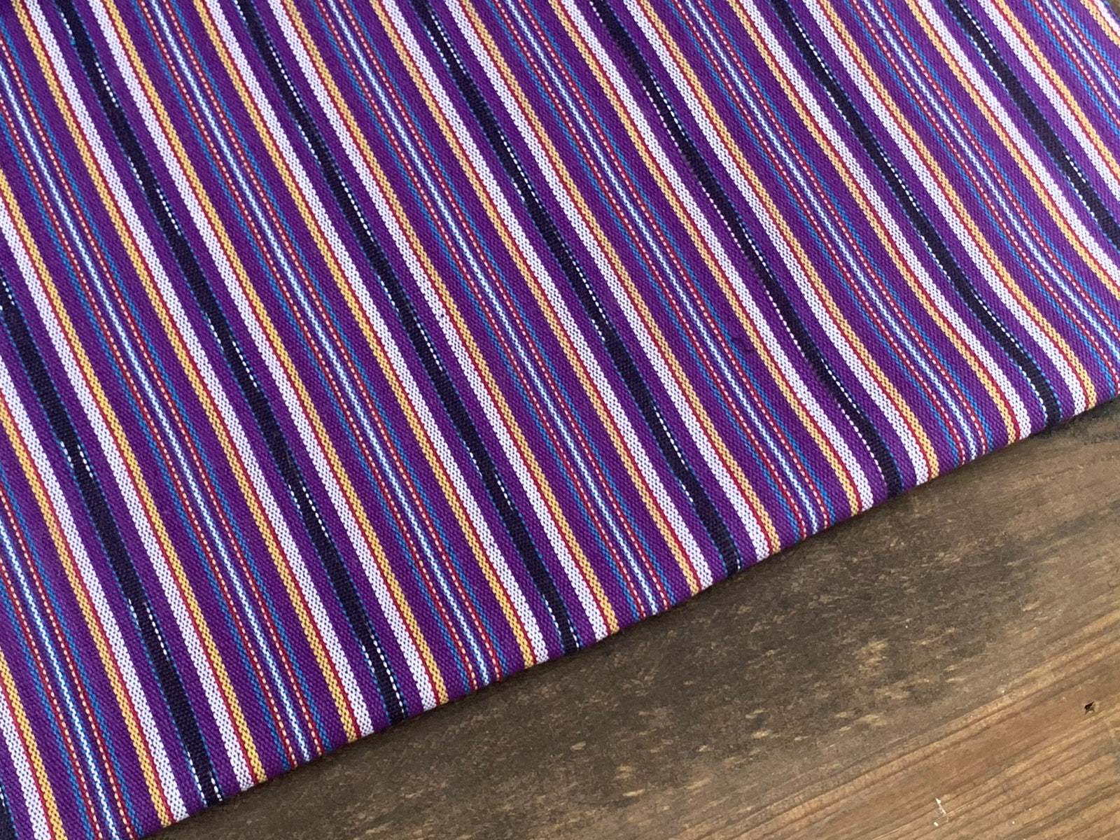 Lilac Whisper Stripes - Handwoven Cotton Fabric | Lightweight (Sold by the Yard)