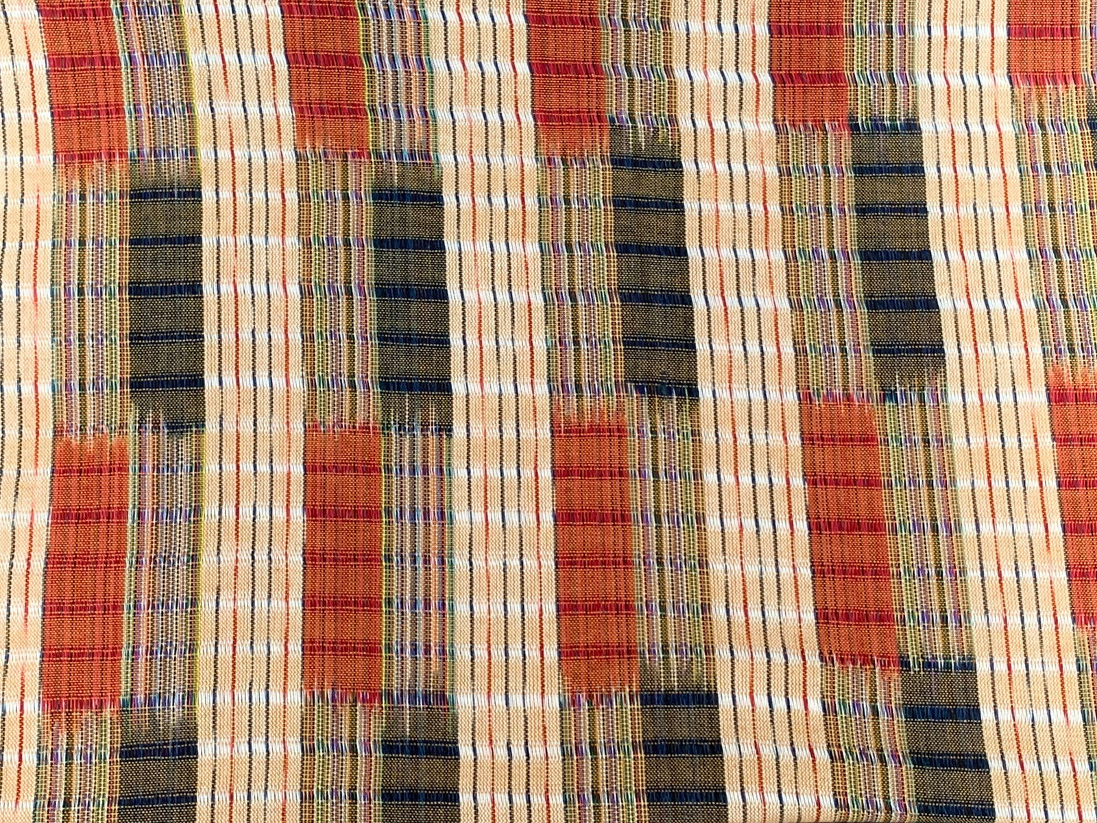 Harvest Weave Ikat - Handwoven Cotton Fabric | Lightweight (Sold by the Yard)