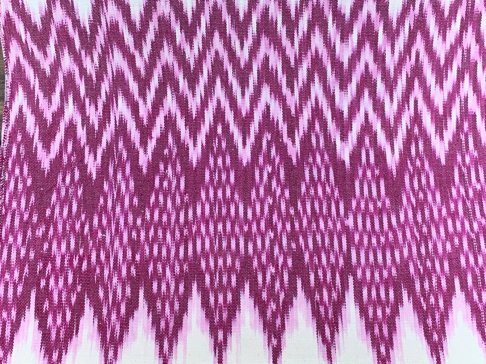 Plum Shadow Ikat - Handwoven Cotton Fabric | Lightweight (Sold by the Yard)