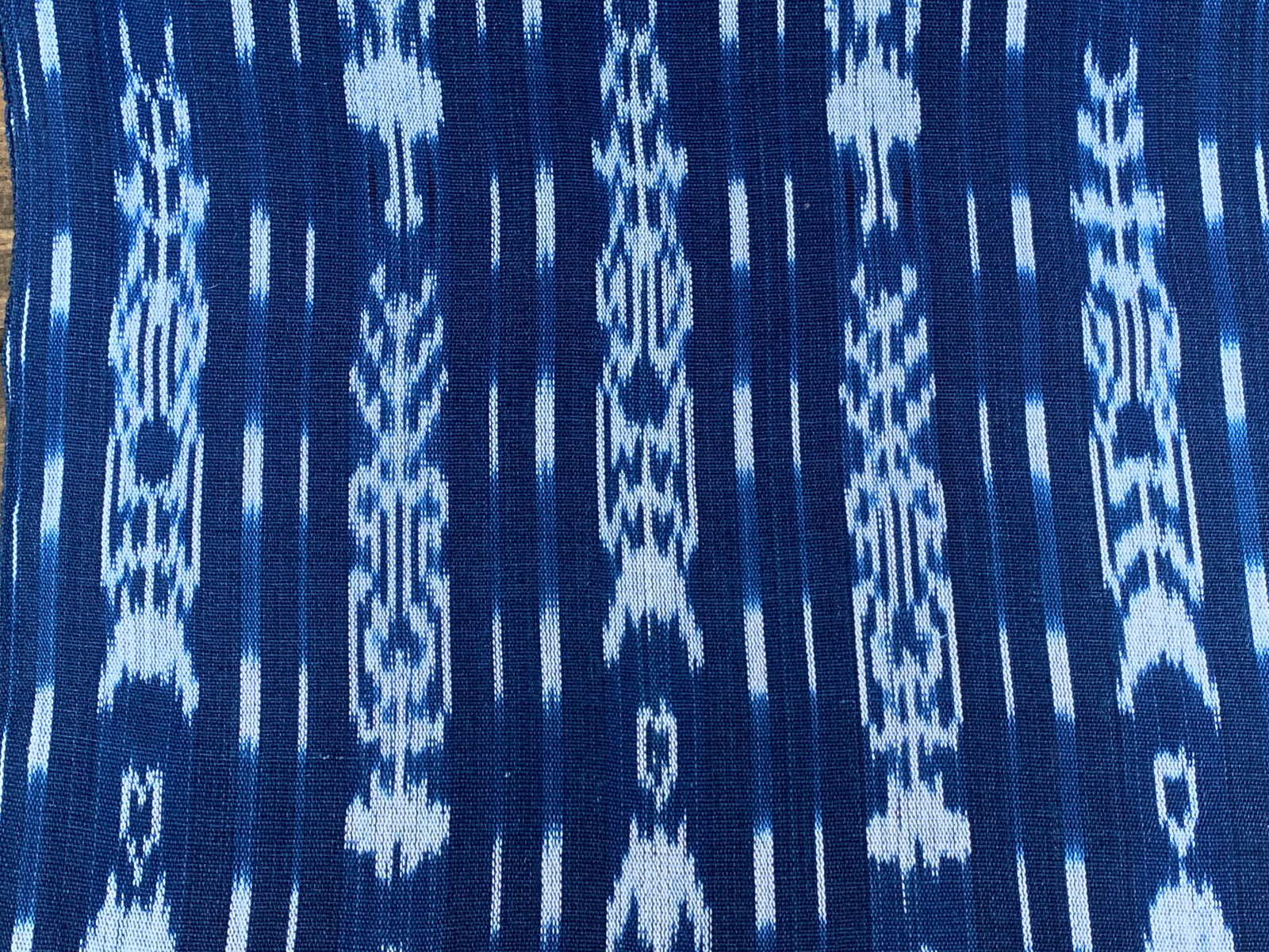 Blueforge Ikat - Handwoven Cotton Fabric | Lightweight (Sold by the Yard)