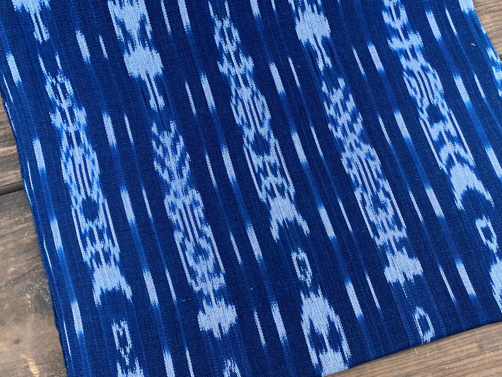 Blueforge Ikat - Handwoven Cotton Fabric | Lightweight (Sold by the Yard)