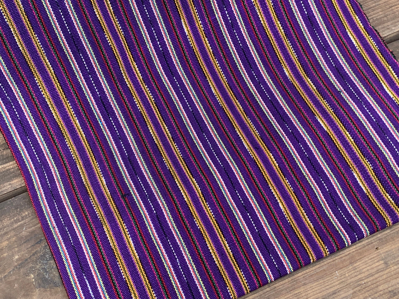 Lavender Glow Stripes - Handwoven Cotton Fabric | Lightweight (Sold by the Yard)