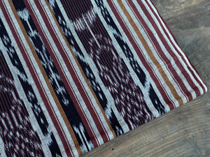 Mocha Loom Ikat - Handwoven Cotton Fabric | Lightweight (Sold by the Yard)