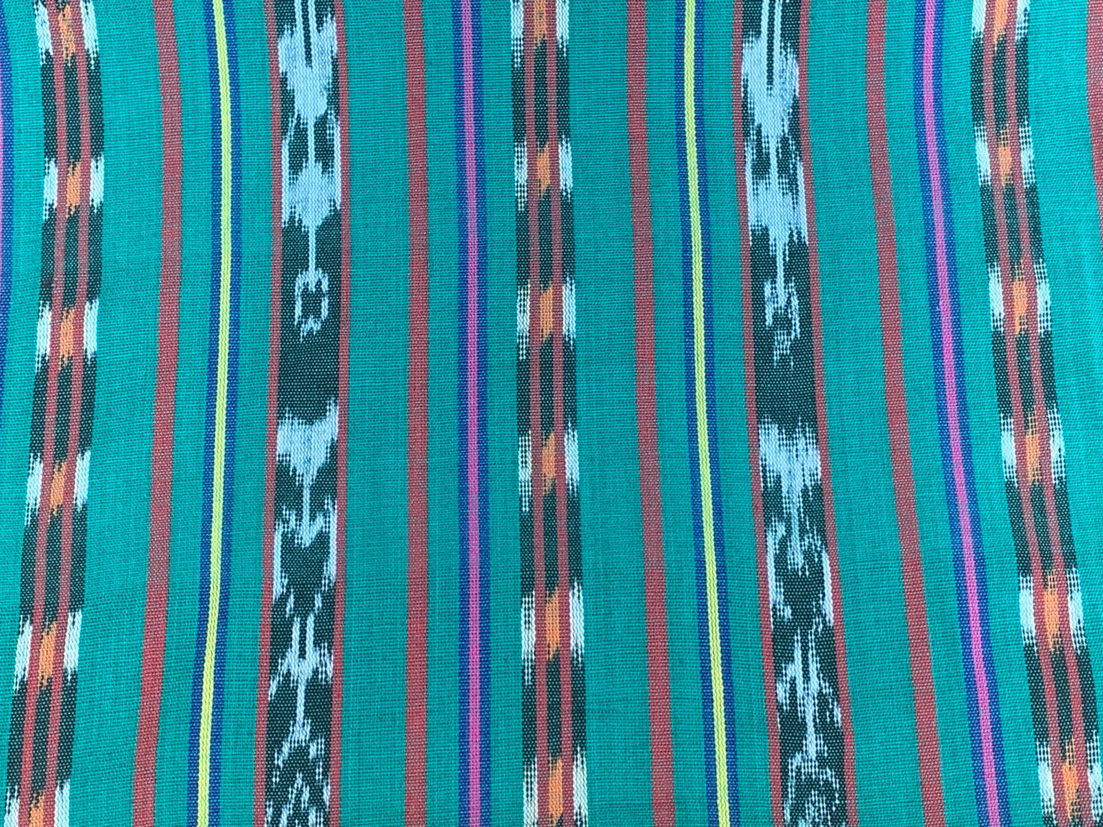 Greenstone Ikat - Handwoven Cotton Fabric | Lightweight (Sold by the Yard)