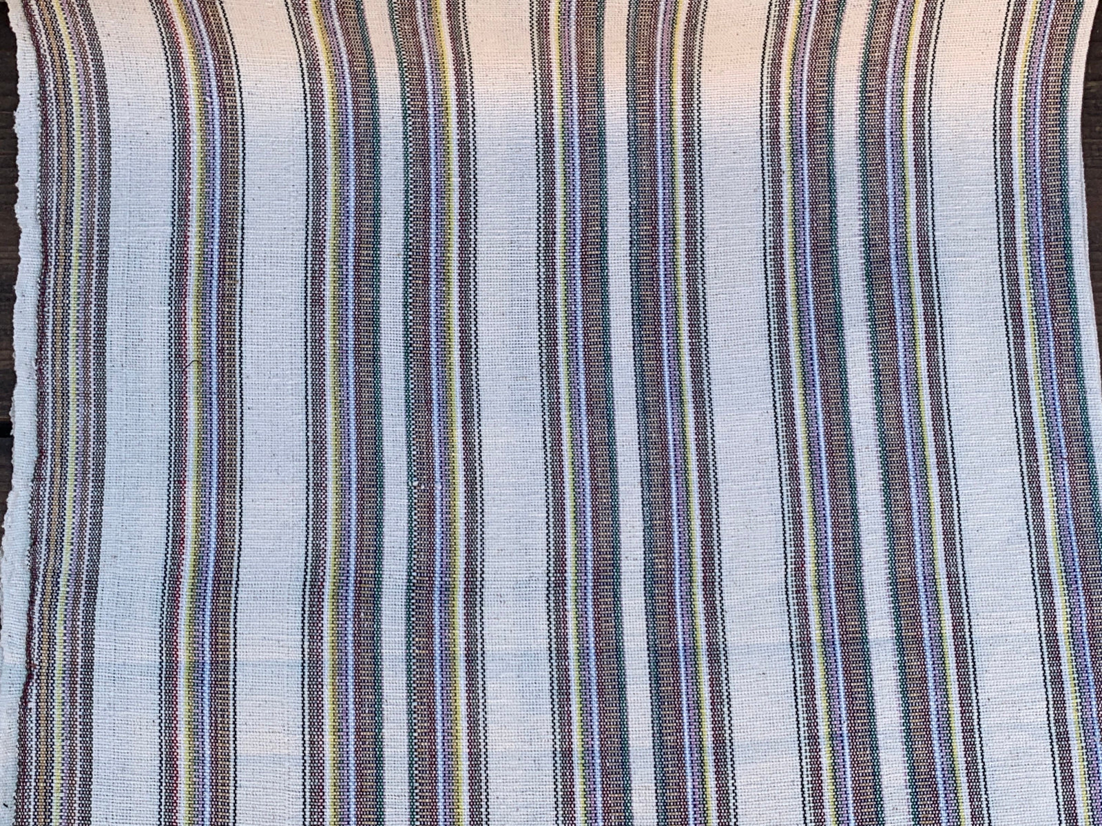 Ivory Veil Ikat - Handwoven Cotton Fabric | Lightweight (Sold by the Yard)