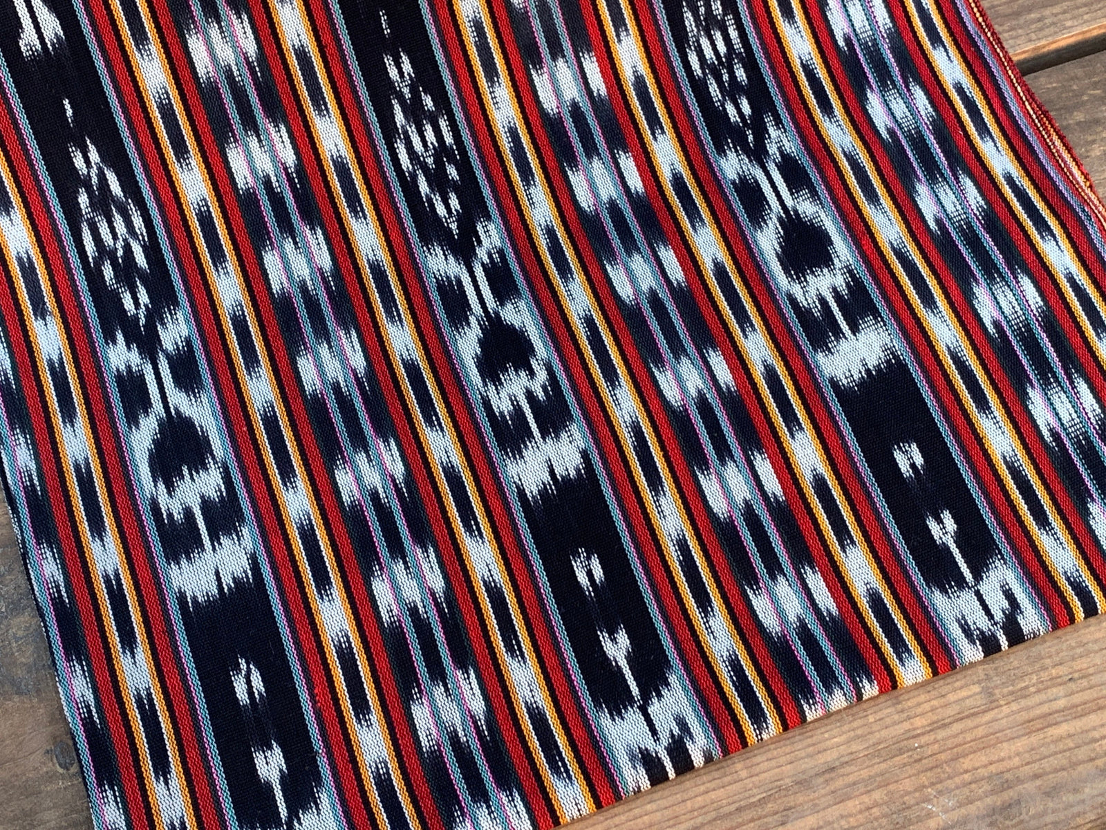 Solar Path Ikat - Handwoven Cotton Fabric | Lightweight (Sold by the Yard)