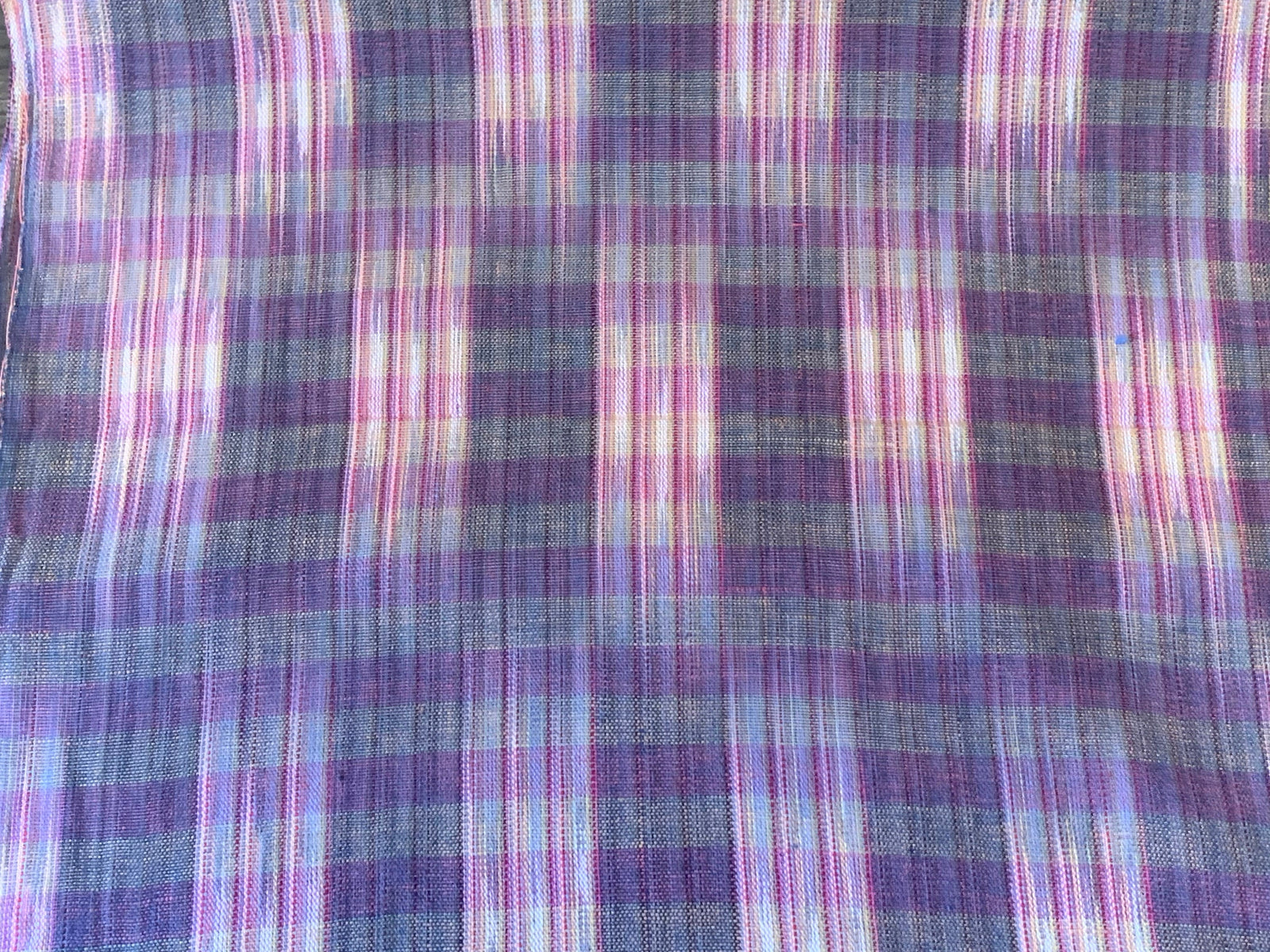 Rose Quartz Ikat - Handwoven Cotton Fabric | Lightweight (Sold by the Yard)